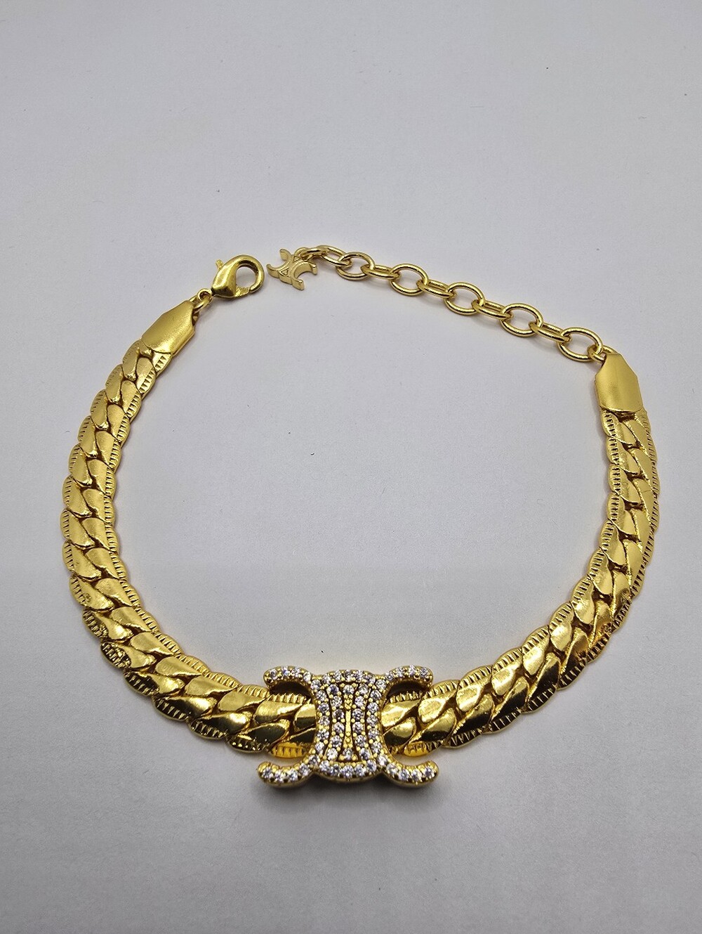 Celine Logo Chain Bracelet